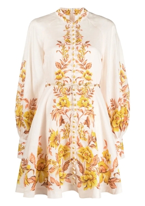 ZIMMERMANN Vacay floral minidress - Pink