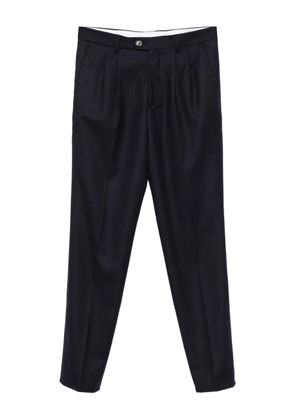 Brunello Cucinelli pleated wool trousers - Blue