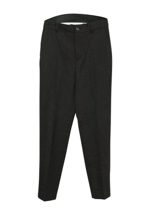 Balenciaga Pre-Owned wool straight-leg trousers - Black