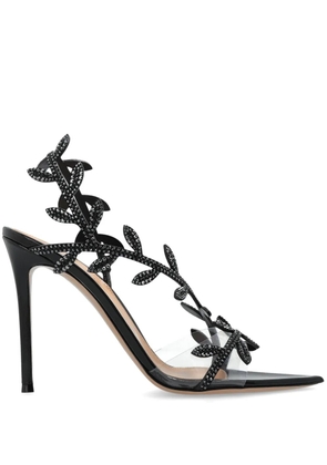 Gianvito Rossi 105mm Flavia leather sandals - Black