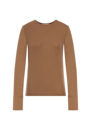 Max Mara button-detail sweater - Brown