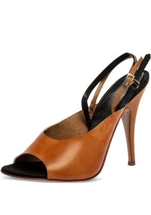 Giuseppe Zanotti Vintage 110mm slingback peep-toe sandals - Neutrals