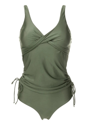 Lygia & Nanny Bruma twisted ruched tankini - Green