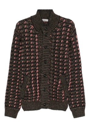 Canali patterned cardigan - Brown