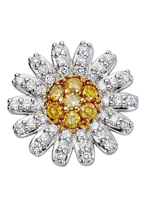 Loquet Daisy diamond charm - Silver