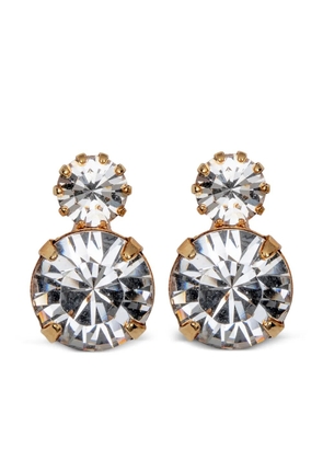 Jennifer Behr Mila crystal drop earrings - Silver