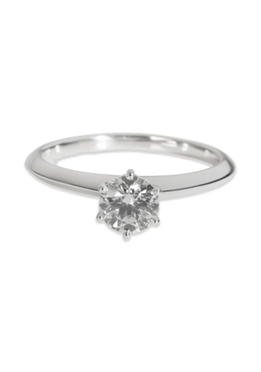 Tiffany & Co. Pre-Owned platinum diamond-embellishment ring - Silver