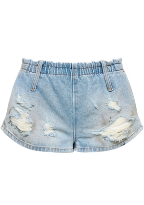 MM6 Maison Margiela denim shorts - Blue