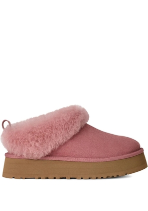 UGG platform suede flat mules - Pink