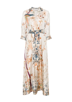 Pierre-Louis Mascia Aloe maxi dress - Neutrals