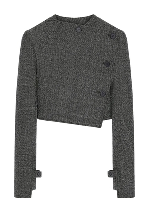Courrèges oblique buttoned jacket - Grey