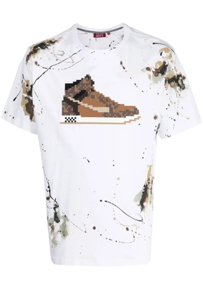 Mostly Heard Rarely Seen 8-Bit Hip Top Louis short-sleeved T-shirt - White