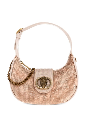 Kurt Geiger London small Chelsea sequin-embellished tote bag - Pink