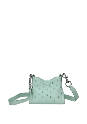 See by Chloé crystal-embellished leather crossbody bag - Blue