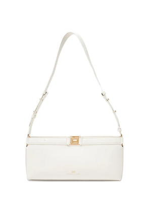 Elisabetta Franchi logo-detail tote bag - White