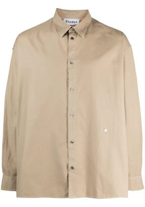 Études Studio Destroyed Illusion cotton shirt - Brown