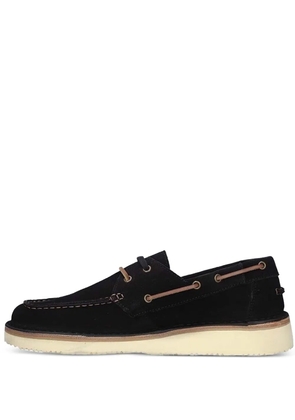 Astorflex Boatflex suede boat shoes - Black