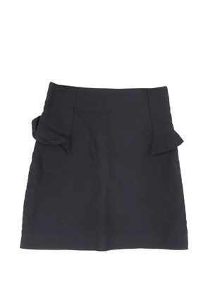 SANDRO A-line ruffled skirt - Black