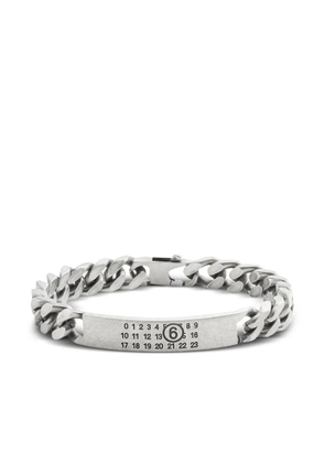 MM6 Maison Margiela logo bracelet - Silver