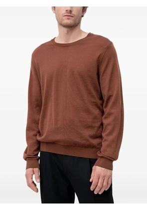 BOSS crew-neck sweater - Brown