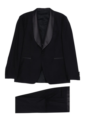 Tagliatore shawl collar suit - Black