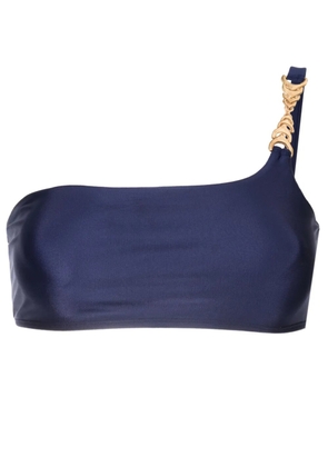 Lenny Niemeyer chain-link detailing one-shoulder bikini top - Blue