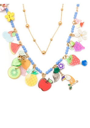 Amir Slama Bijoux fruit-charm layered necklace - Multicolour
