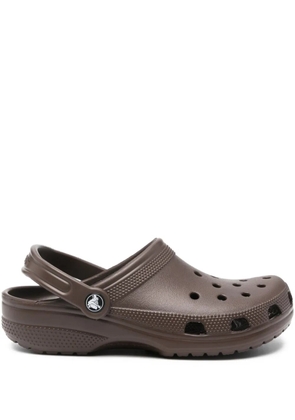 Crocs perforated heel-strap clogs - Brown
