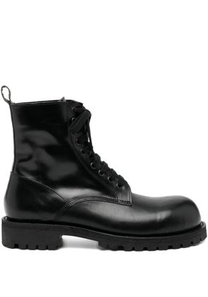 Comme des Garçons Homme Plus leather boots - Black