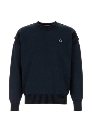 Kenzo logo-embroidered jumper - Blue