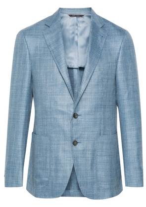 Canali interwoven blazer - Blue
