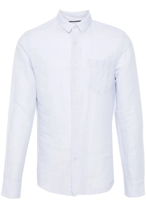 Calvin Klein monogram-embroidered shirt - Blue