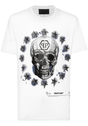 Philipp Plein skull-print T-shirt - White