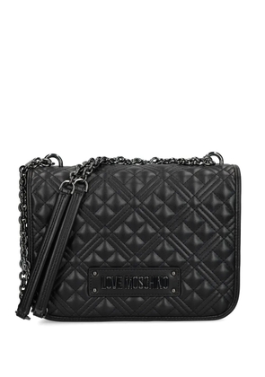 Love Moschino quilted crossbody bag - Black