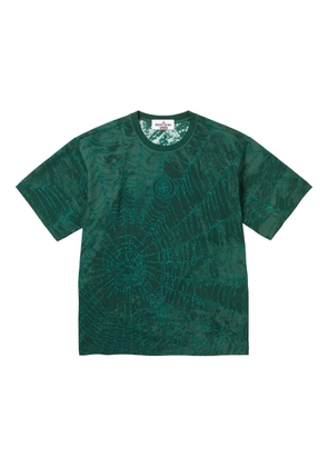 Supreme x Stone Island spiderweb T-shirt - Green