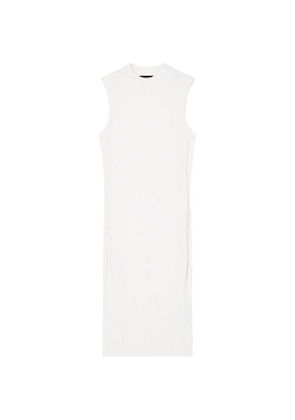 Armani Exchange sleeveless midi dress - White
