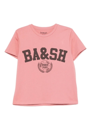 Ba&Sh Ioni logo-print cotton T-shirt - Pink