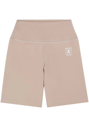 Sporty & Rich Runner Box cycling shorts - Neutrals