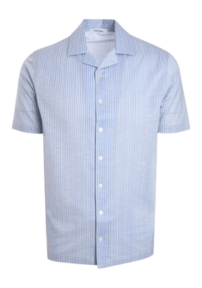 Gran Sasso striped short-sleeve shirt - Blue