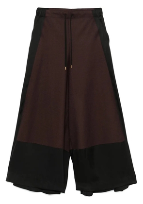 Undercover panelled trousers - Brown
