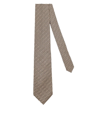 TOM FORD patterned tie - Neutrals