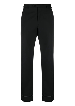Brioni tailored straight-leg trousers - Black