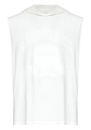 MM6 Maison Margiela printed tank top - White