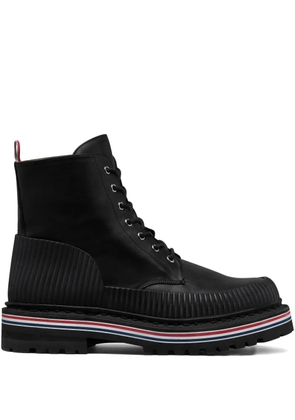 Thom Browne Hiking leather boots - Black