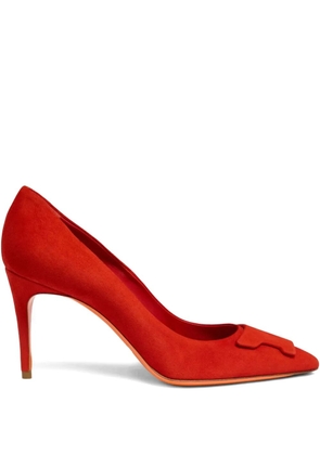 Santoni 85mm Sibille pumps - Red