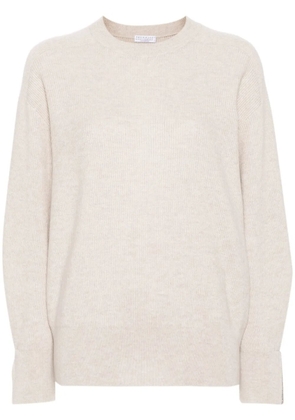 Brunello Cucinelli Monili-chain sweater - Neutrals