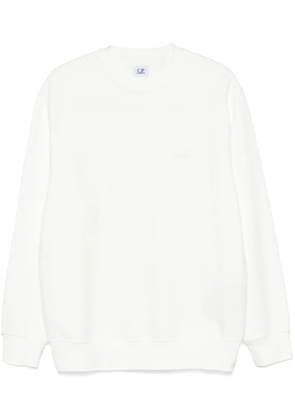C.P. Company logo-embroidered sweatshirt - White