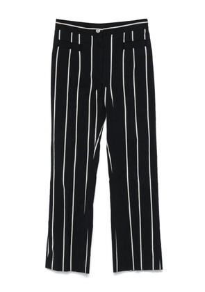 Celine Pre-Owned 2000s striped cotton-blend pants - Black