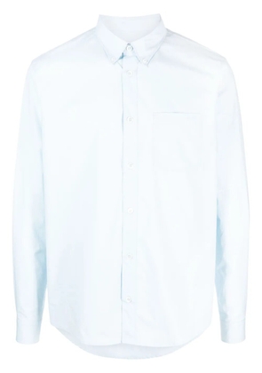 A.P.C. button-down cotton shirt - Blue