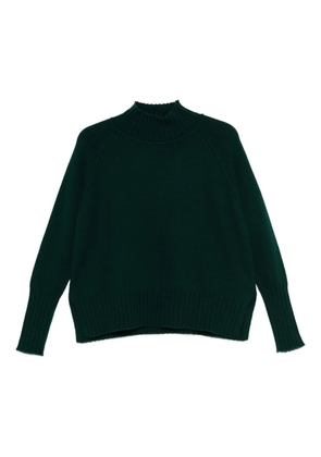 BeYou ribbed high-neck sweater - Brown